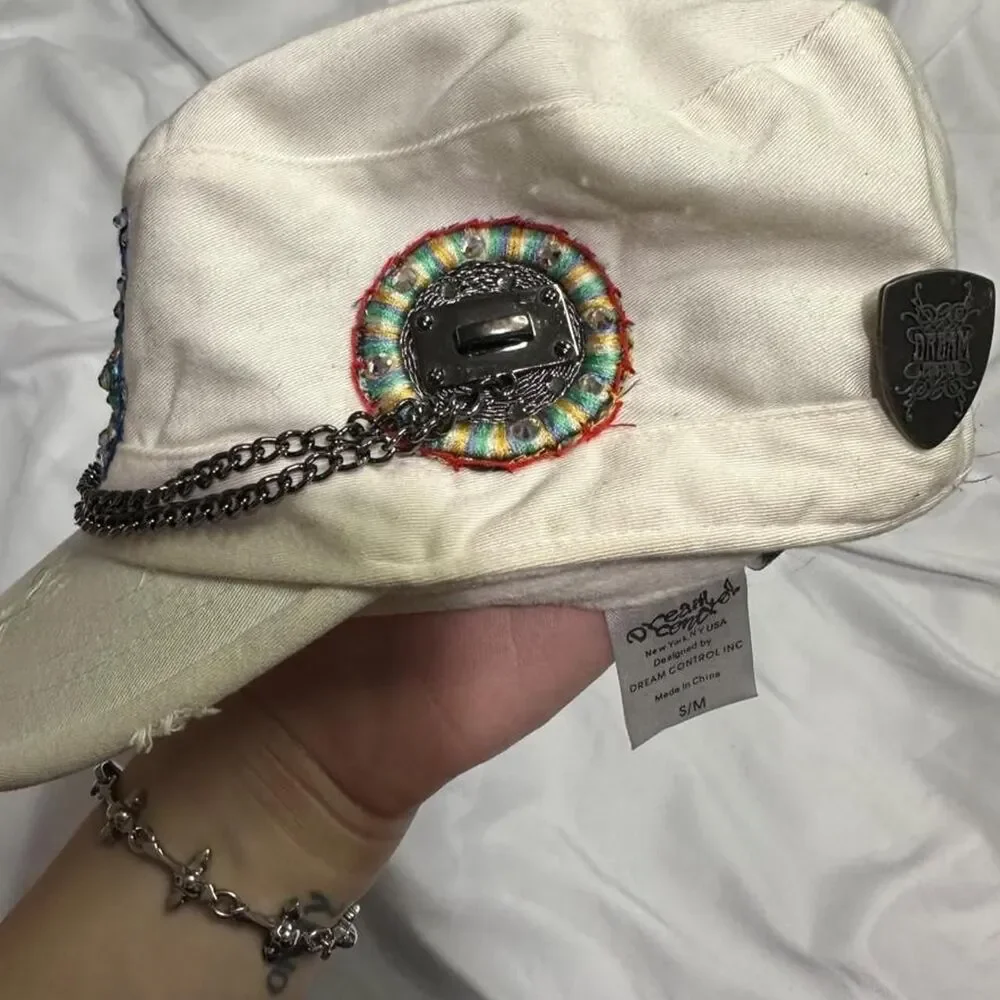 Unbranded Women's White and Cream Hat